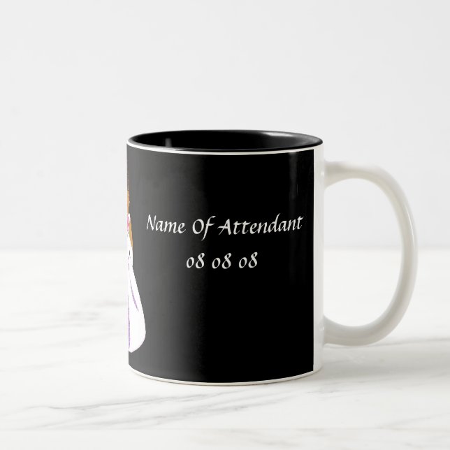 "Brautparty Attendant" - Anpassbare Tasse (Rechts)