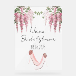 Brautparty aus Plexiglas Acrylschild