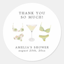 Brautparty Bachelorette Runder Aufkleber