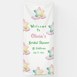 Brautparty-Banner, Pastell-Stern Hochzeit Braut  Banner