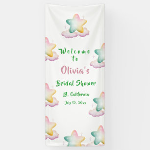 Brautparty-Banner, Pastell-Stern Hochzeit Braut Banner