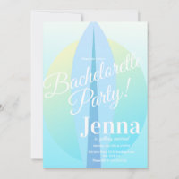 Brautparty Beach Surfing Sun Blue