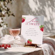 Brautparty 'Beere in Liebe' - Love is Sweet Desser