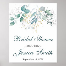 Brautparty Begrüßungszeichen Poster