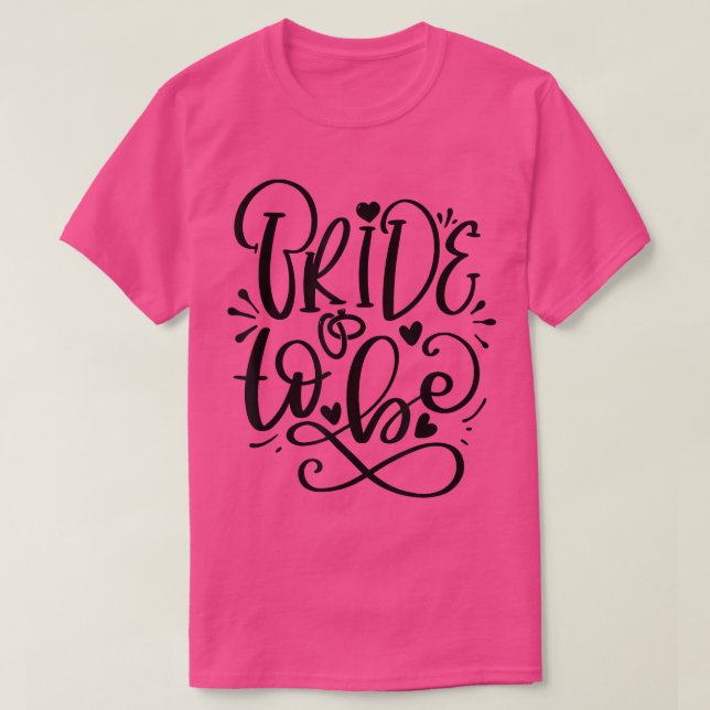 Brautparty Bekleidung, Hen Night, Bachelorette Bri T-Shirt (Design vorne)
