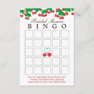 Brautparty Bingo Cards Einladung