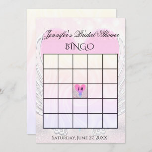 Brautparty Bingo Game Template Einladung
