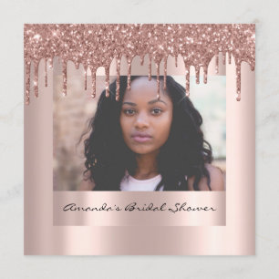 Brautparty Birthday Rose Tropfens Park Foto Einladung