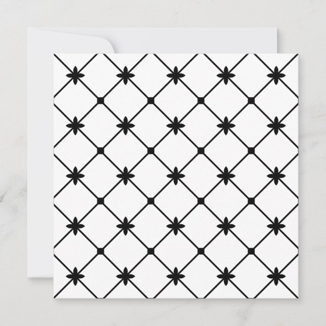 Brautparty Black Crosses benutzerdefinierte Einlad Einladung (Vorderseite)