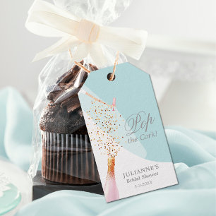 Brautparty Blue Favor Geschenkanhänger