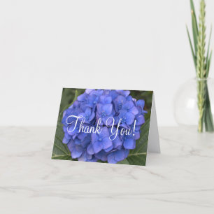 Brautparty Blue Hydrangea Vielen Dank, dass Sie le Dankeskarte