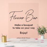 Brautparty Blume Bar Elegante