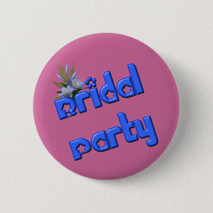 Brautparty Blume Bouquet Button Button