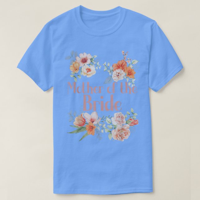 Brautparty Blume Junggeselinnen-Abschied Mutter vo T-Shirt (Design vorne)