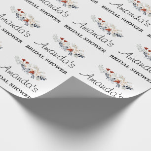 Brautparty-Blumenverpackungspapier Geschenkpapier