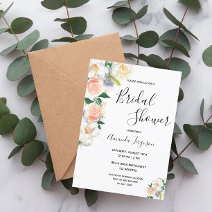 Brautparty-Blush-Blues-Schrift Einladung