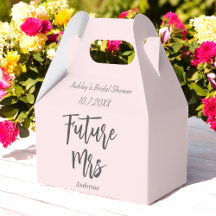 Brautparty Blush Pink Future Mrs. Favor Box