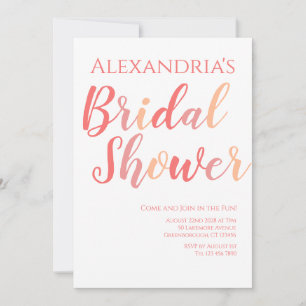 Brautparty Boho Typografy Party Einladung