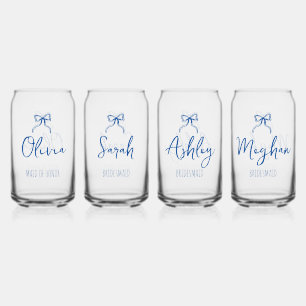 Brautparty-Bräuner-individuelle Name Dosenglas