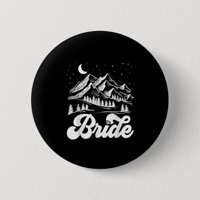 Brautparty Braut Junggesellinnenabschied Brautjung Button (Vorderseite)