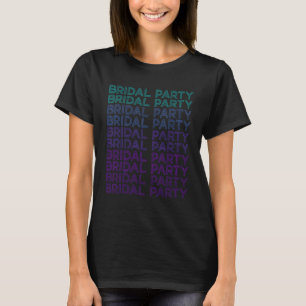 Brautparty Braut Retro Junggesellinnenabschied T-Shirt