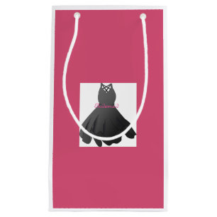 Brautparty Brautjungfer Kleid Rosa Geschenktasche Kleine Geschenktüte
