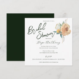 Brautparty Bright Summer Blume Elegant Einladung