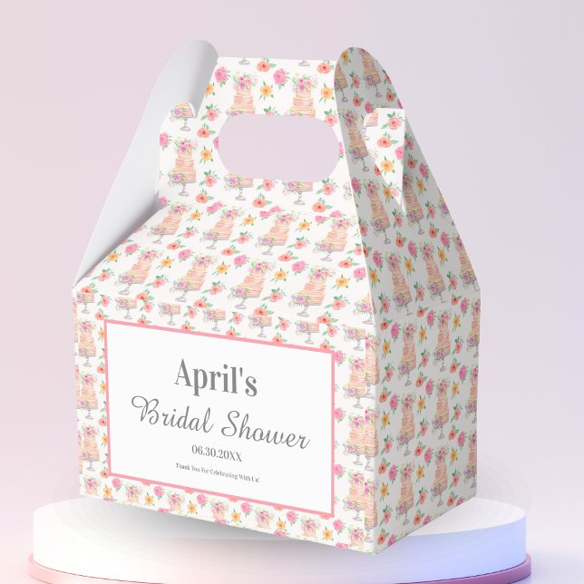 Brautparty Cake Rose Vielen Dank Geschenkschachtel (Von Creator hochgeladen)