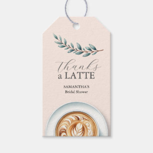 Brautparty Coffee Themed Gefälligkeitstags Geschenkanhänger