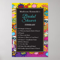 Brautparty Comic Pop Art 💥 🎉 Sprechblasen