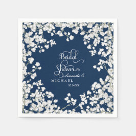 Brautparty Dekoration Babys Atemkranz Blüte Serviette