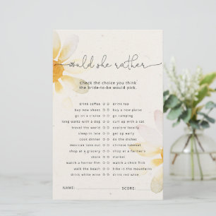 Brautparty der Aquarellfarben-Wildblume