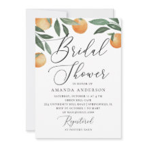 Brautparty der Aquarellgarnzitrus