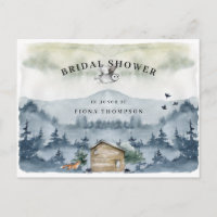 Brautparty der Wasserfarbenwaldtiere