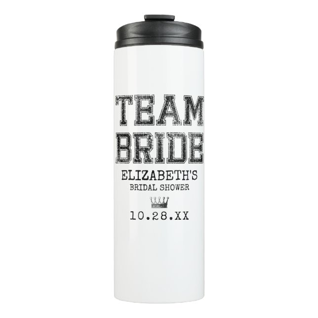 Brautparty des Kollegiums Thermosbecher (Vorderseite)