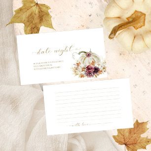 Brautparty des Kürbisfalles Begleitkarte