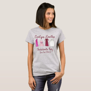 Brautparty Dress Gown Bachelorette Girls Wedding T-Shirt