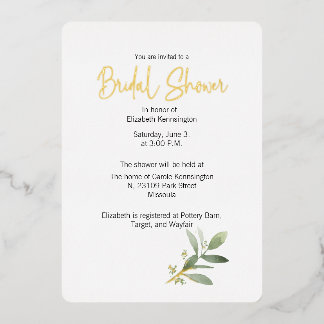 Brautparty Ein perfektes Wochenende in Locarno Folieneinladung