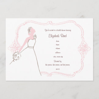 Brautparty-Einladung Vintage Bride Einladung