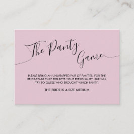 Brautparty Einschließkarten in modernem Design. Begleitkarte