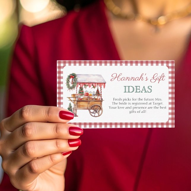 Brautparty-Eintrittskarte für das Giftregister Begleitkarte (Von Creator hochgeladen)