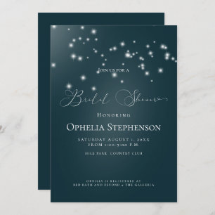 Brautparty Elegant Beach Floral Arbor Einladung