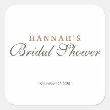 Brautparty Elegante Minimalistisch Golden