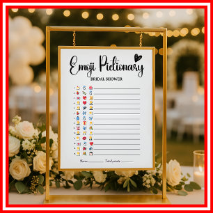 Brautparty Emoji Pictionary Bridal Emoji Games