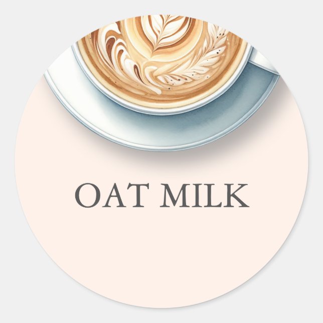 Brautparty-Etiketten mit Kaffee Runder Aufkleber (Vorderseite)