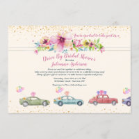 Brautparty-Fahrt durch Einladung
