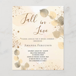 Brautparty fällt goldener Eukalyptus