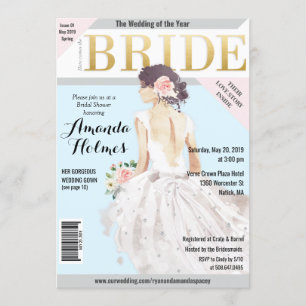 Brautparty Fashion Magazine Einladung