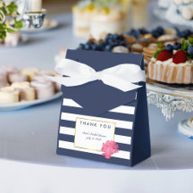 Brautparty Fevor Boxes | Marine Strips & Peony