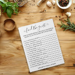 Brautparty Finden Sie das Gast-Spiel Notizblock<br><div class="desc">Dieses Design kann in dem Bereich personalisiert werden, der durch das Ändern des Fotos und/oder Textes zur Verfügung gestellt wird. Sie können auch angepasst werden, indem Sie auf Vorlage personalisieren klicken und dann auf die Schaltfläche klicken, um weitere Optionen anzupassen, um die Hintergrundfarbe zu löschen oder zu ändern, Text hinzuzufügen,...</div>